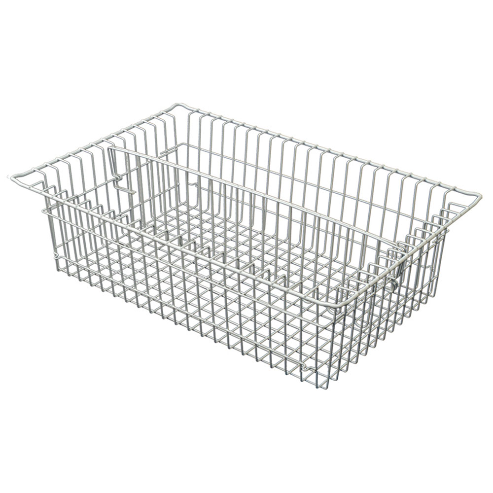 5″ Wire Basket for MedStor Max Cabinets, One Long Divider, 81071-1 - Harloff