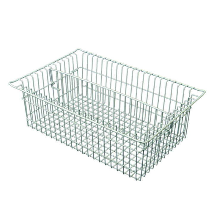 81072-1 8 Inch Wire Basket with Long Divider