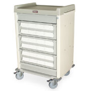 AL24CS-5 Cream Medication Cassette Cart - Quarter Left