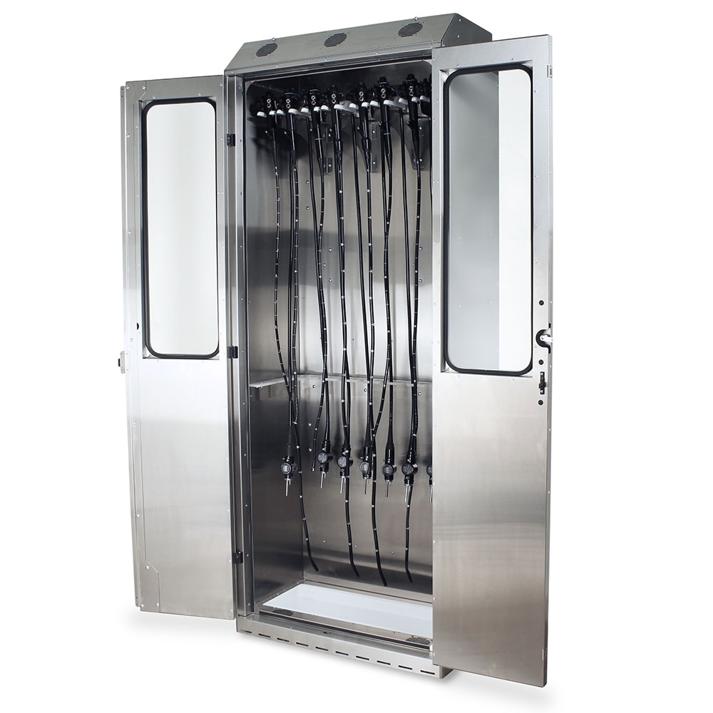 SureDry 14 Scope Drying Cabinet, Stainless, Key Lock, SCSS8036DRDP
