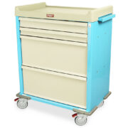 Dispill® Med Cart, 144 Card Capacity, Key Lock, SL100DSPN - Harloff