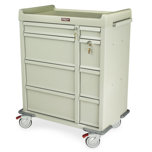 SL480PC Medical Punch Card Cart Left