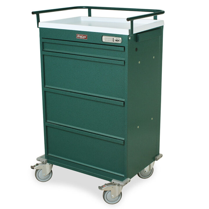 Value Punch Card Medication Cart with E-Lock, 450 Punch Card Capacity, VLT360EPC