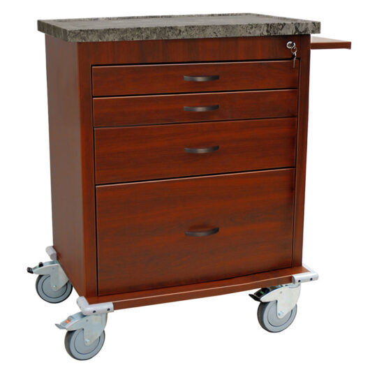 WV6350-CM Wood Style Treatment Cart