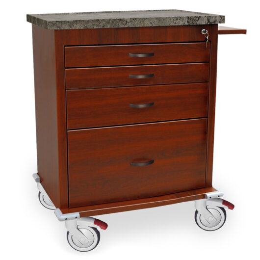 WV6350-CM Wood Style Treatment Cart
