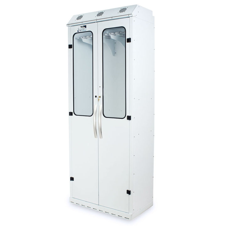 SC8036DRDP SureDry Scope Drying Cabinet - White Quarter Left Closed