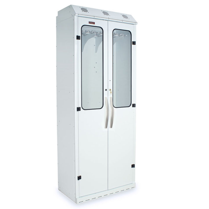 SC8036DRDP SureDry Scope Drying Cabinet - White Quarter Right Closed