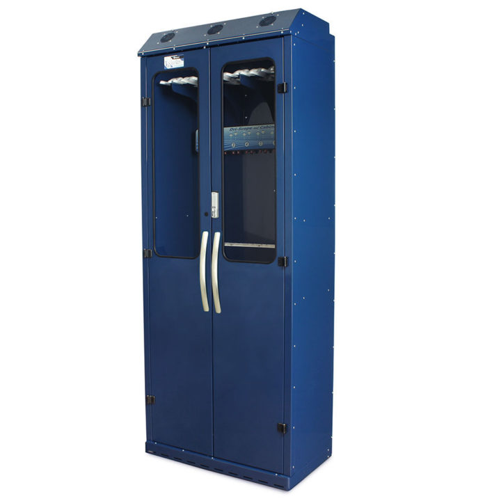 SC8036DREDP-DSS3316 Endoscopy Scope Drying Cabinet with Dri-Scope Aid - Navy Quarter Left Closed
