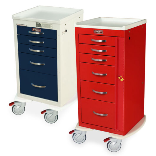 MDS18 M-Series Medical Cart Group Shot New Keypad