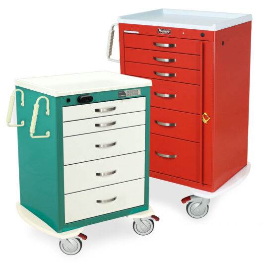 MDS24 M-Series Medical Cart Group Shot