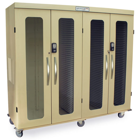 MSPM84-R0GEK Beige High Capacity Healthcare Storage Cabinets - Quarter Right