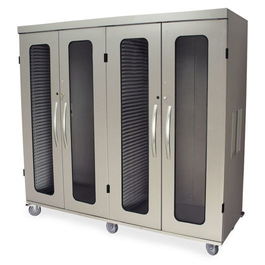 MSPM84-20GK Sand Medical Supply Storage Cabinets - Quarter Left