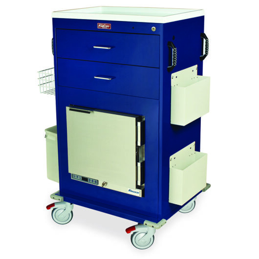 MH5216K Malignant Hyperthermia Treatment Cart with Refrigerator Left