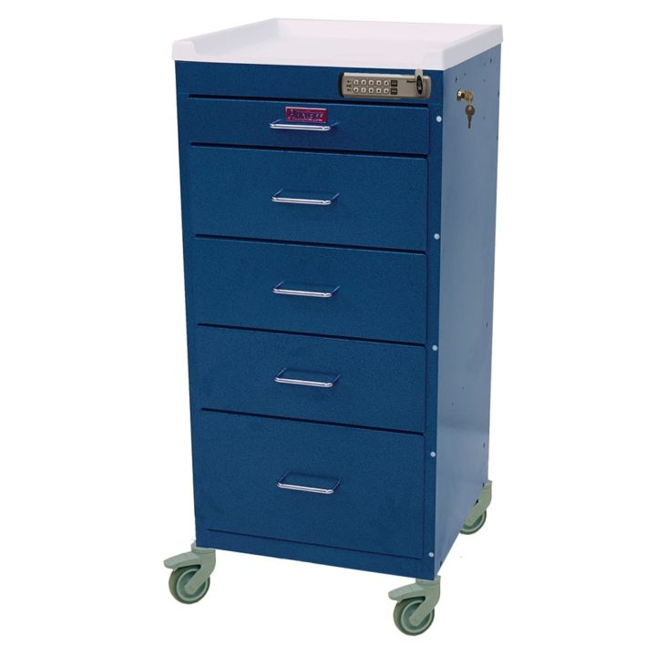 Five Drawer with Basic Electronic Pushbutton Lock