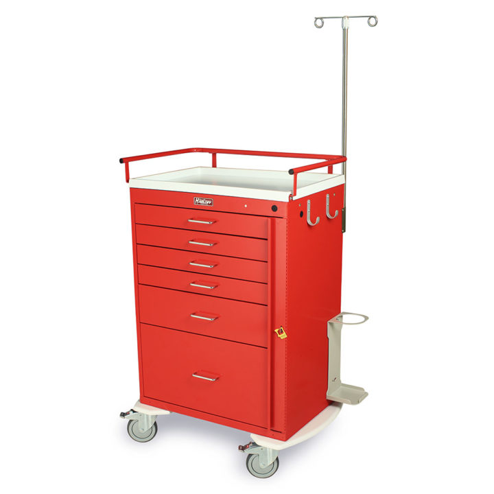 6401 Classic Line Emergency Crash Cart Left