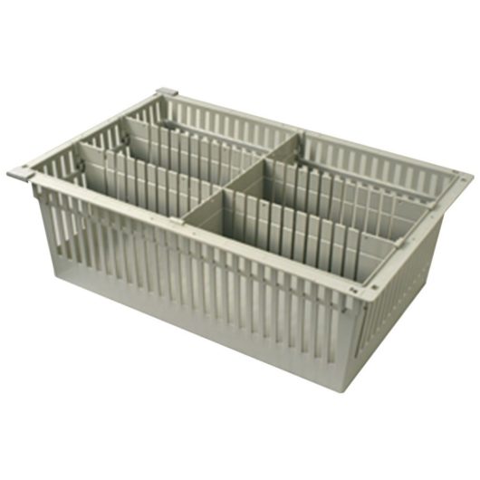 81032-6 - ABS Basket-Style Tray with Dividers