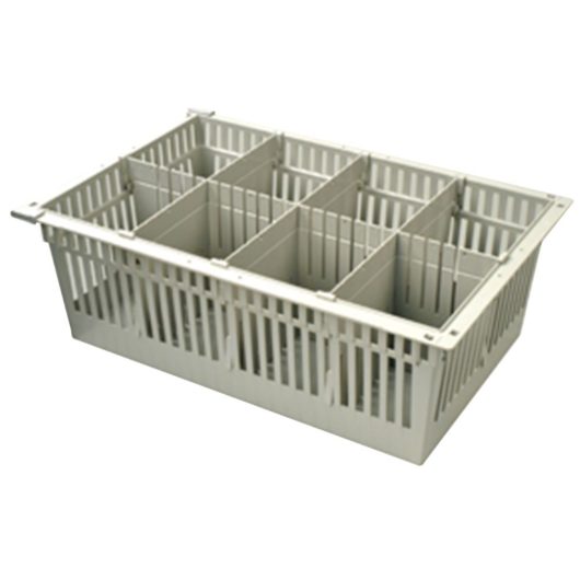 81032-7 - ABS Basket-Style Tray with Dividers