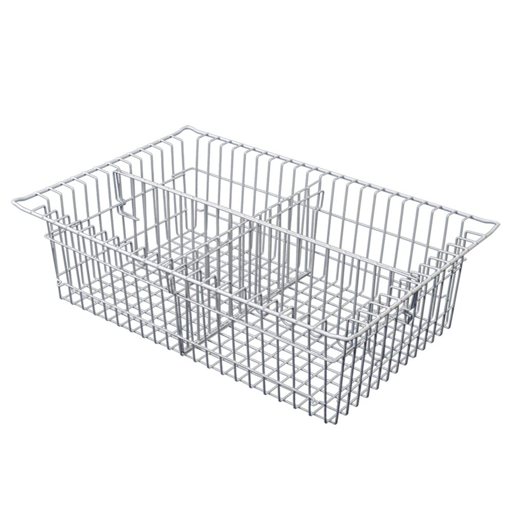 3″ Wire Basket for MedStor Max Cabinets, One Long Divider, 81070-1