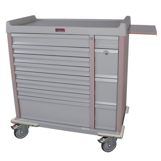 AL294BOX Aluminum Unit Dose Medication Box Cart