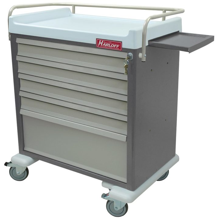 AL64MDBIN - Aluminum Medication Cart