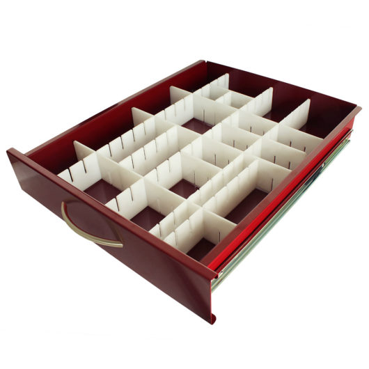 MD18-DIV3-P Medical Cart Drawer Dividers