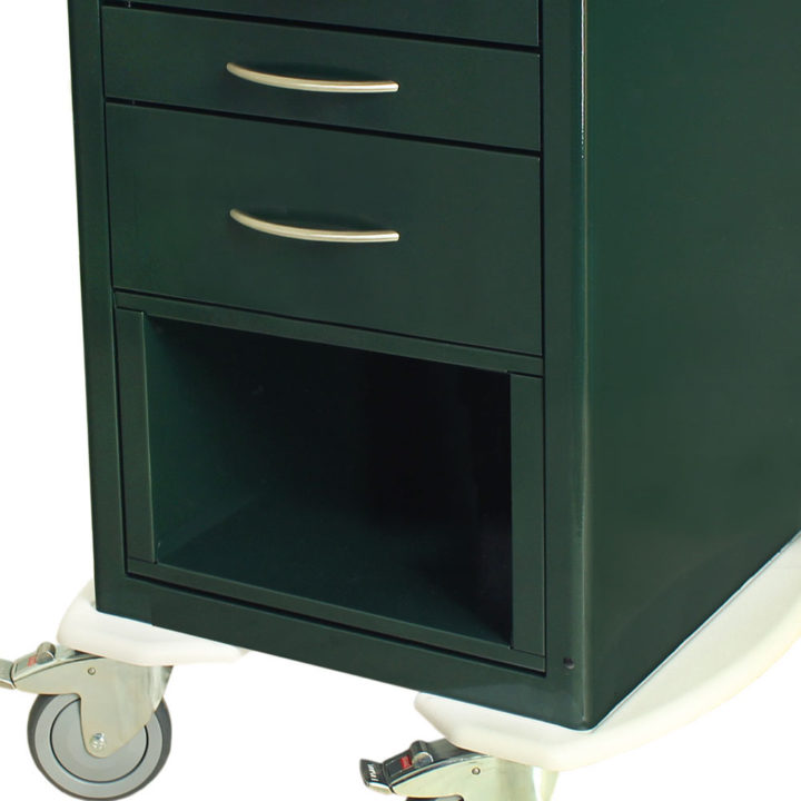 MD18-DRW9-EH Procedure Cart Equipment Holdall Forest Green