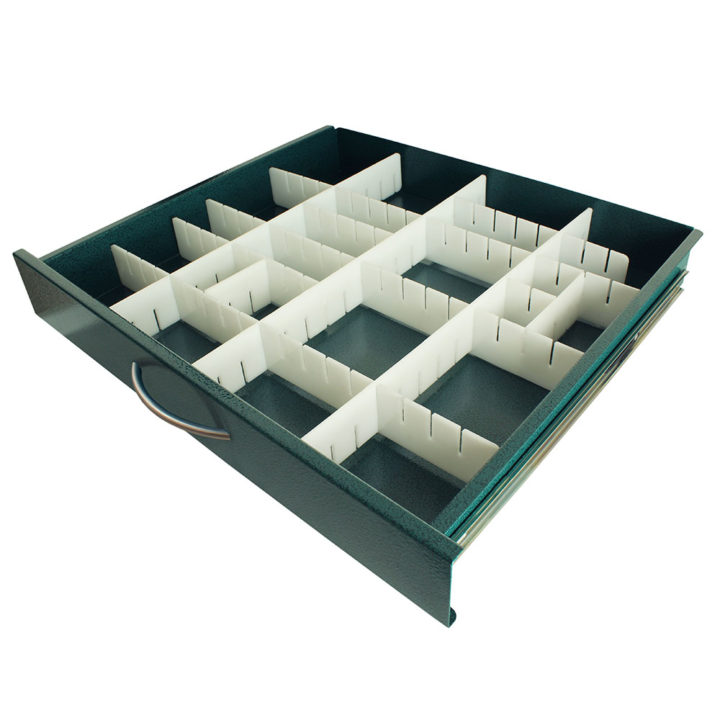 MD24-DIV3-P Treatment Cart Drawer Dividers