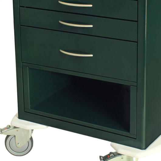 MD24-DRW9-EH Procedure Cart Equipment Holdall Forest Green