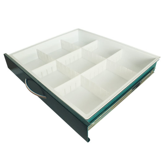 MD24-TRAYDIV3-B Harloff Medical Cart Dividers