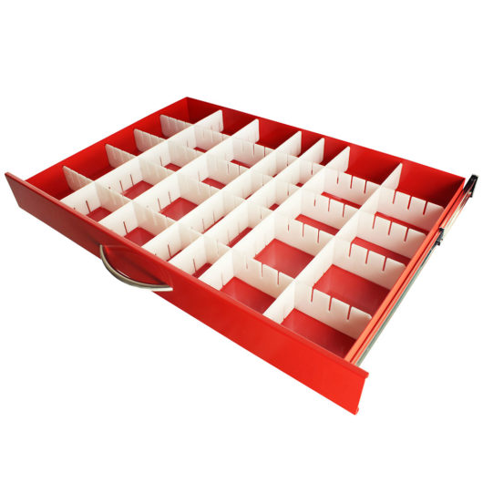 MD30-DIV3-P2 Anesthesia Cart Organizers Arrangement One