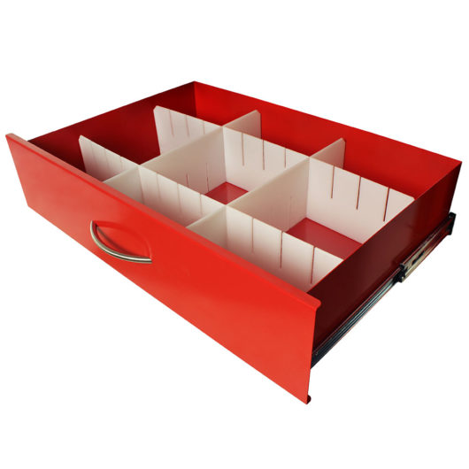 MD30-DIV6-B Medical Cart Drawer Dividers