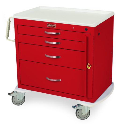 MDS3021B14 Crash Cart Size X-Small Quarter Left