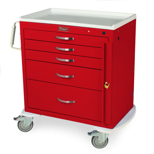 MDS3024B05 Emergency Room Crash Cart Quarter Left