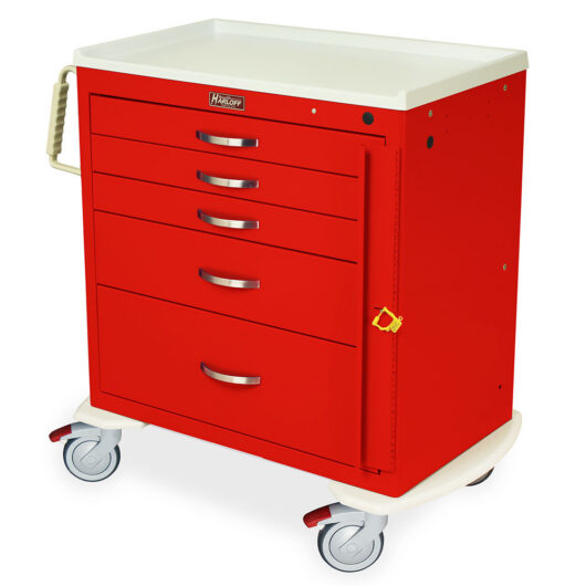 MDS3024B05 Emergency Room Crash Cart Quarter Left