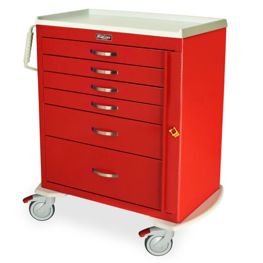 MDS3027B06 Crash Cart Breakaway Locks Quarter Left