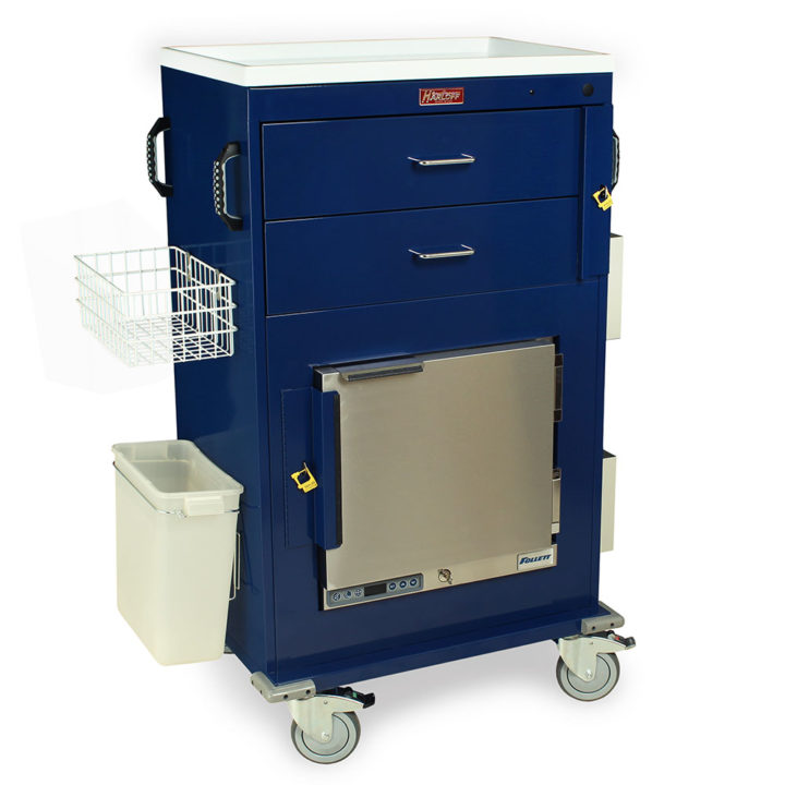 MH5216B Malignant Hyperthermia Cart with Refrigerator Right