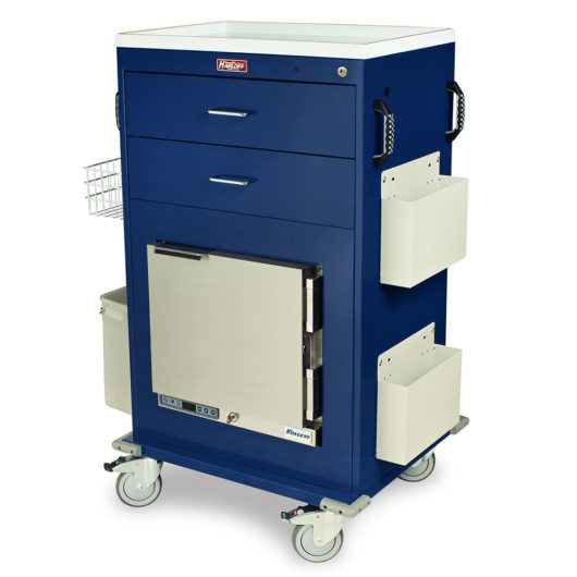 MH5216K Malignant Hyperthermia Treatment Cart with Refrigerator Left