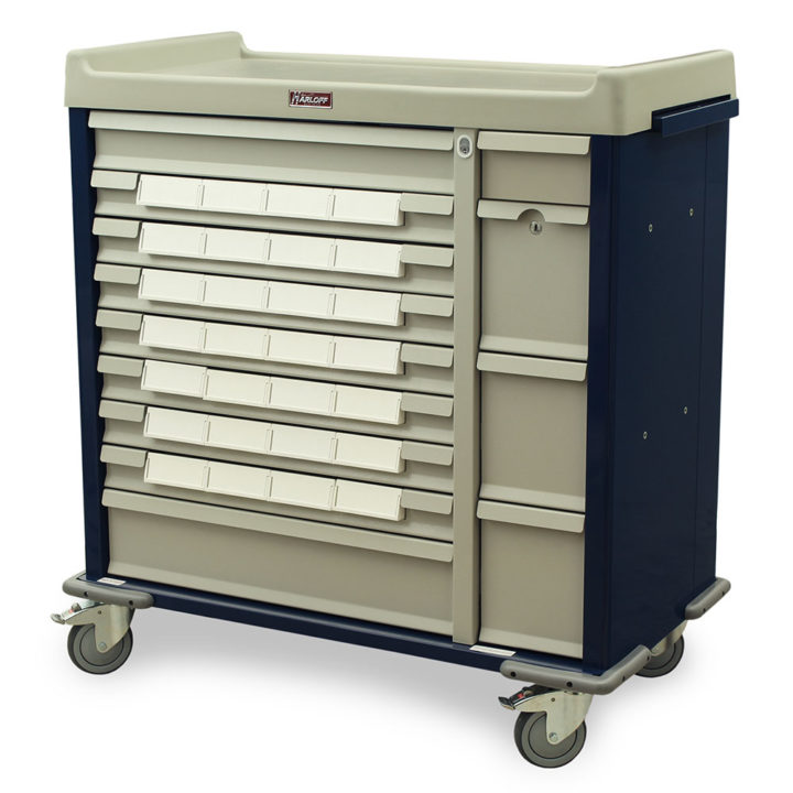 Standard Line Med-Bin Cart with BEST Lock