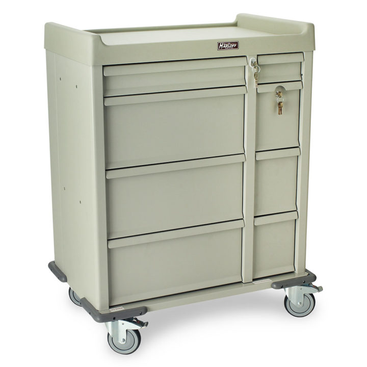 SL480PC Medical Punch Card Cart Right