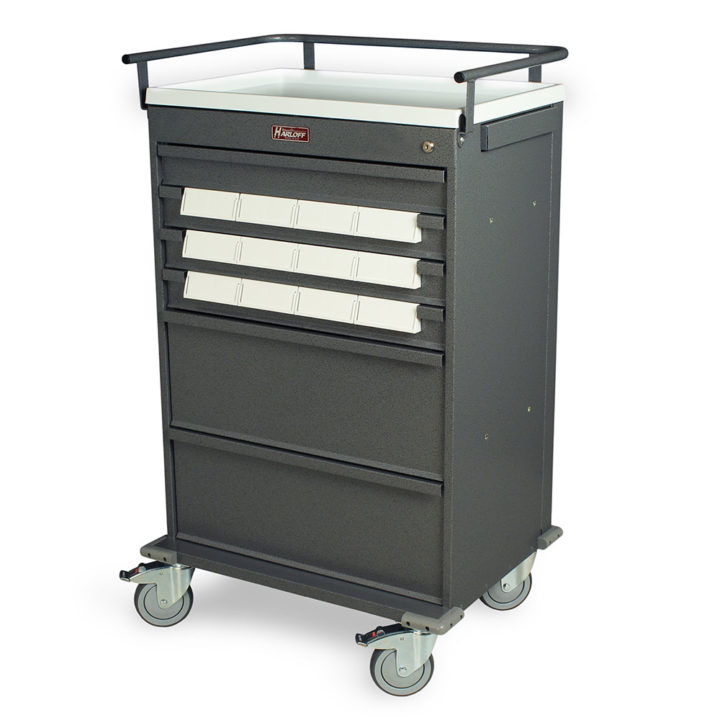 VLT12BIN5 Medication Cart with Patient Bins