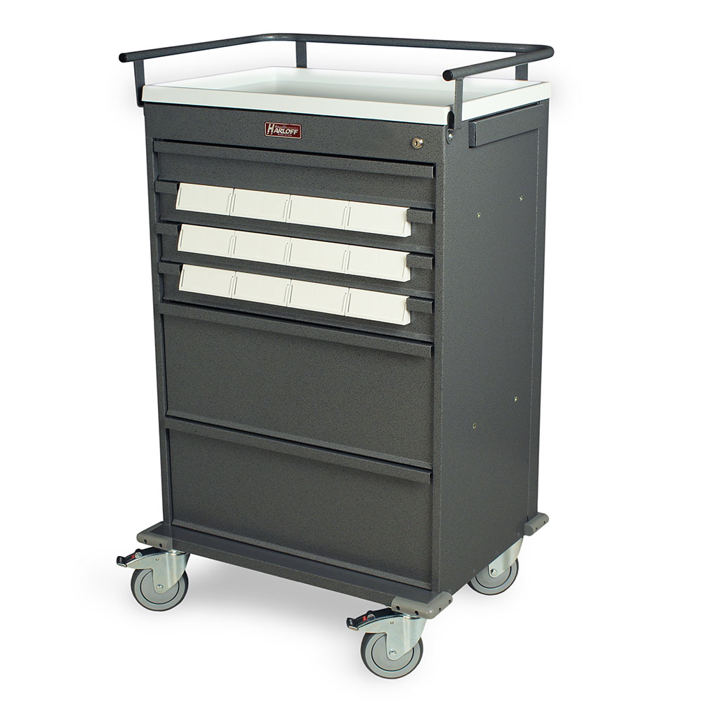 https://www.harloff.com/wp-content/uploads/2020/06/VLT12BIN5-HT-GRAY-QL-medication-cart-with-patient-bins.jpg