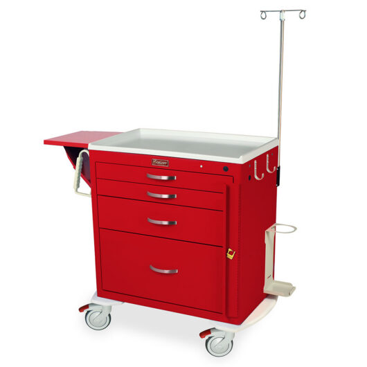 MDS3024B14-EMG1 Emergency Crash Cart - Quarter Left
