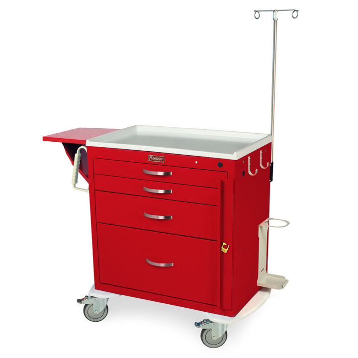 MDS3024B14-EMG1 Emergency Crash Cart - Quarter Left