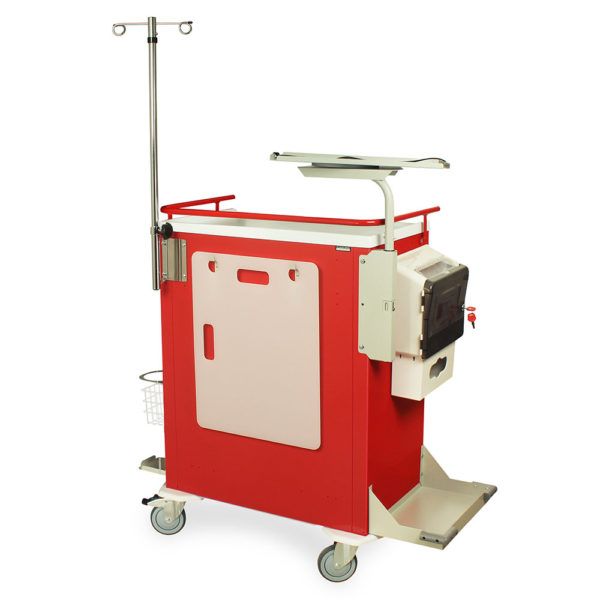 MSeries Tall Emergency Crash Cart with MD30EMG3 Super Stat Package