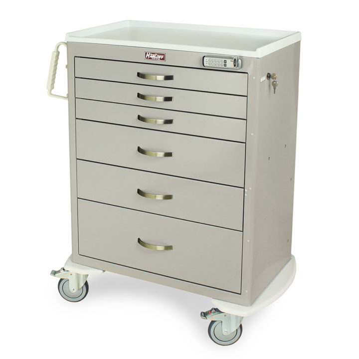 MDS3030E16 Anesthesia Cart Contents - Quarter Left