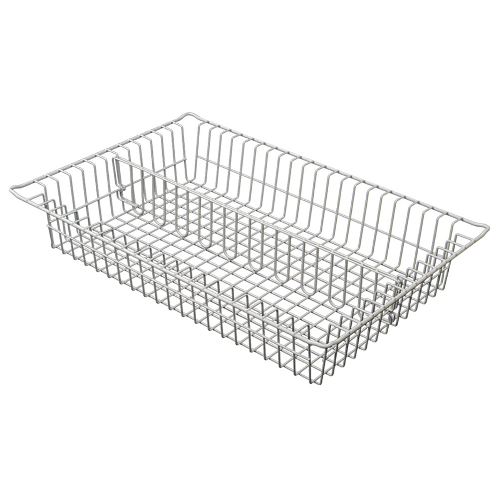 3″ Wire Basket for MedStor Max Cabinets, One Long Divider, 81070-1 - Harloff