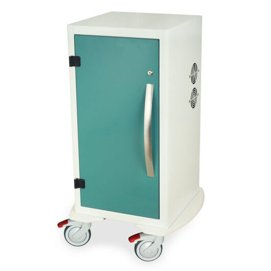 DSC24S-DP Dilator Storage Cart - Quarter Left Closed
