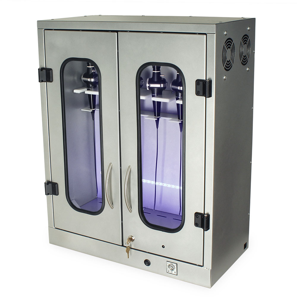 SCW2430DR ENT Scope Storage Cabinet - Quarter Left Closed with UV