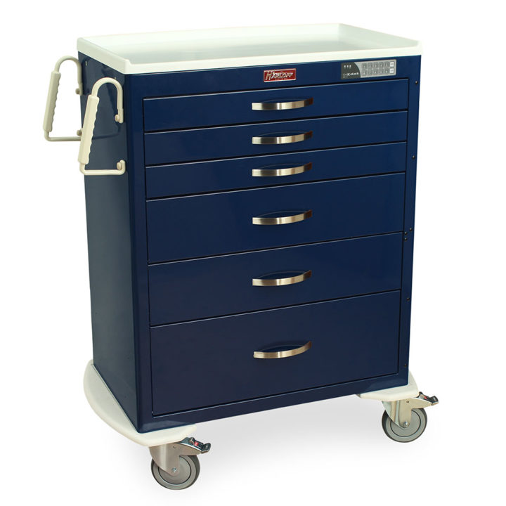 MDS3030EKC06 Medical Treatment Cart - Quarter Right