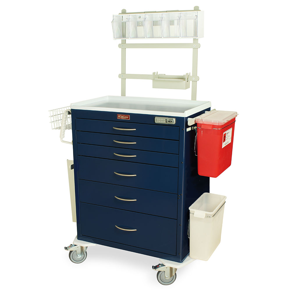 MSeries Tall Anesthesia Cart with MD30ANS3 Package, Standard Width
